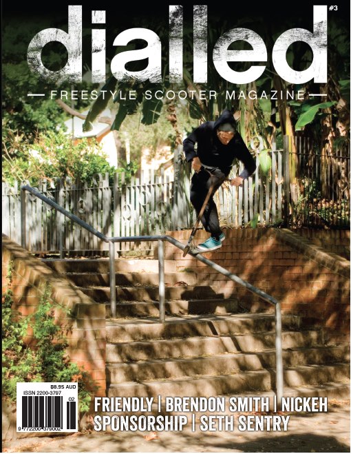 Jackson Manzie on the cover of Dialled!
