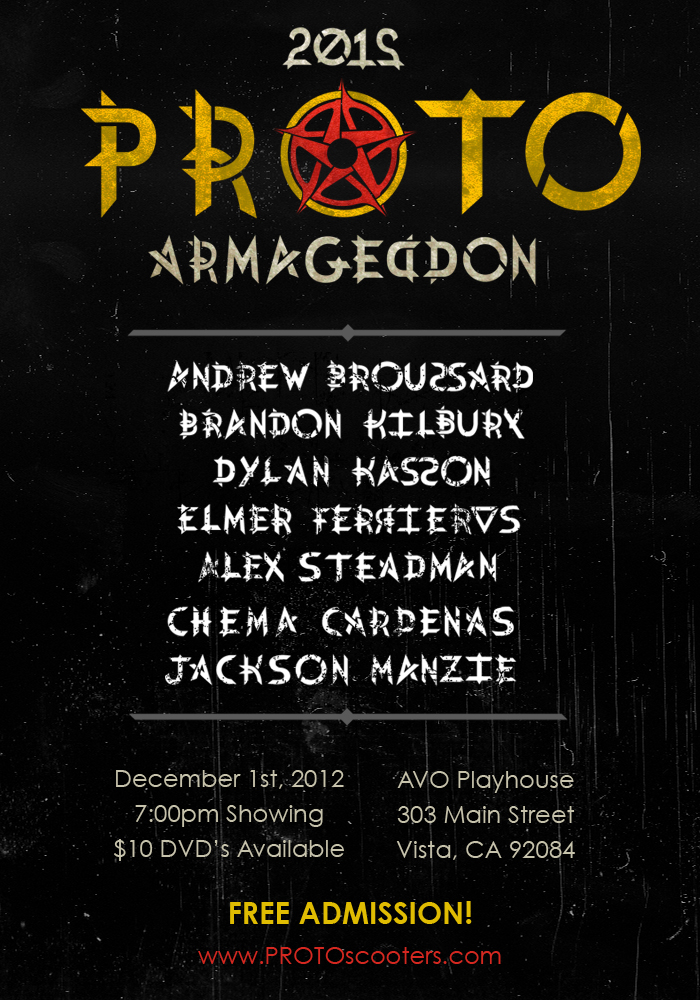 Armageddon 2012 video premiere event!