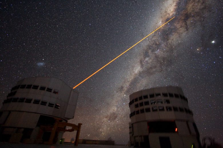 Shot of our Milky Way galaxy as seen from Paranal Observatory in Chile.