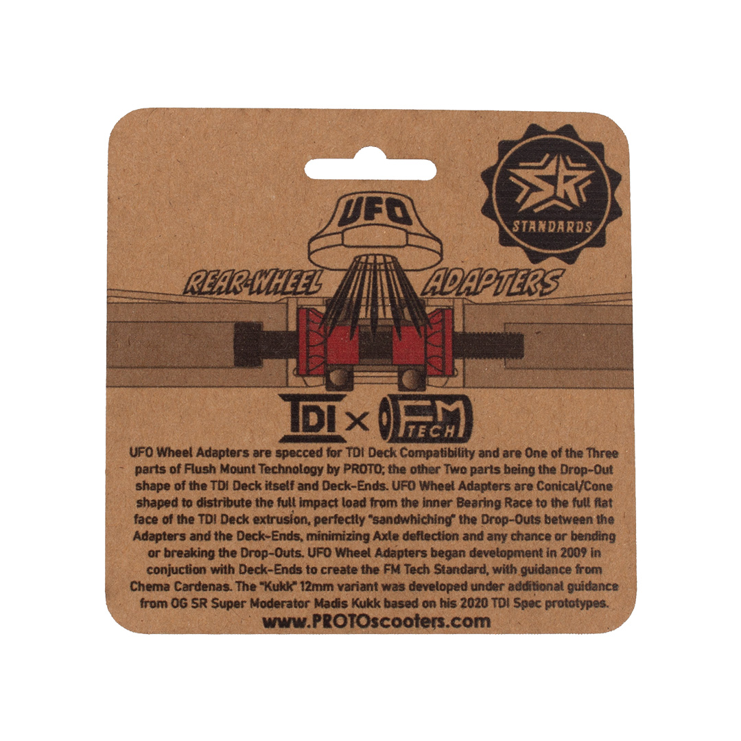 PRODUCT PHOTO WHEEL ADAPTERS RED 004 WHITE BACKGROUND